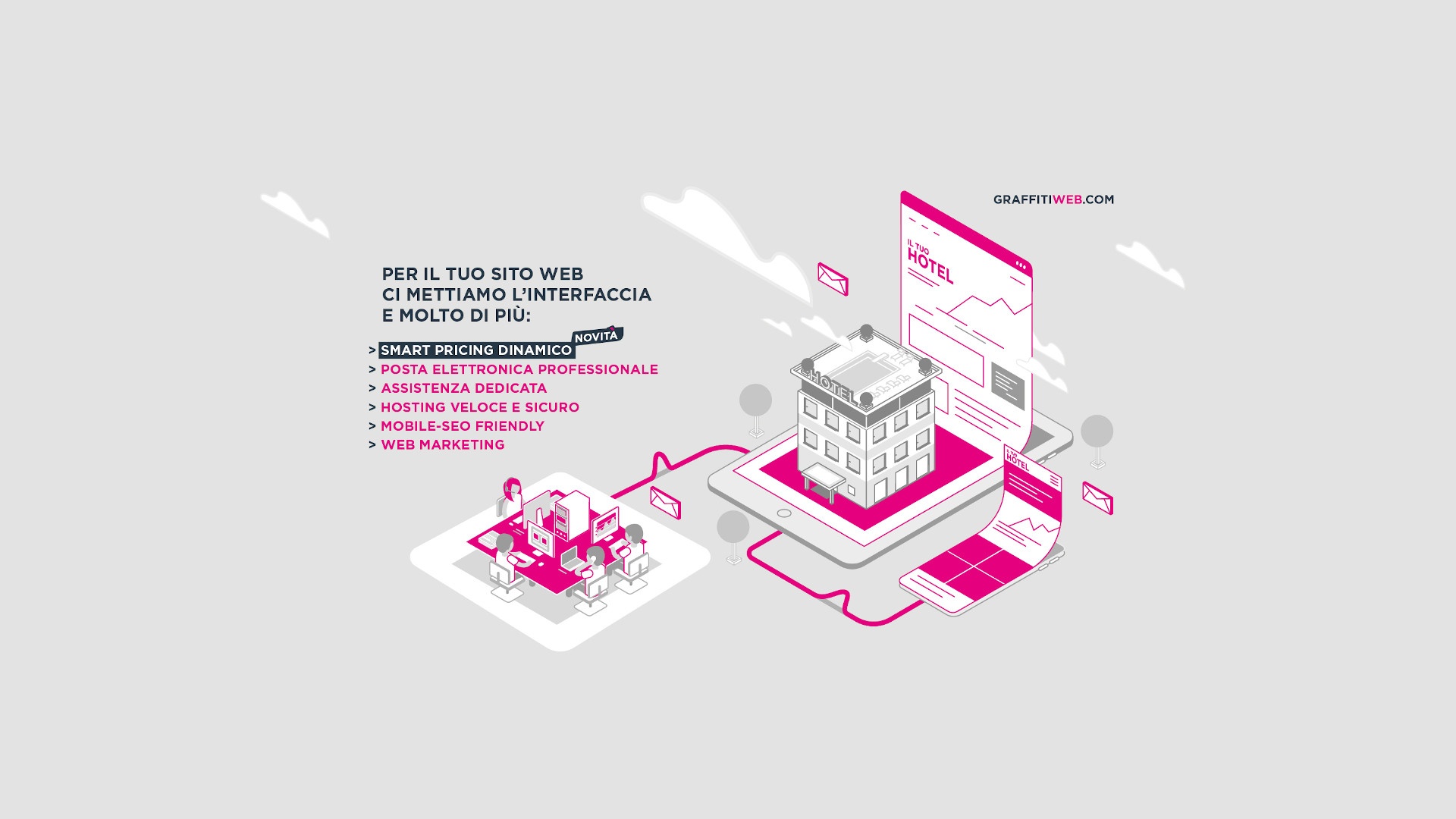 Siti Web - Email - Assistenza - Ecommerce - Hosting - Web Marketing